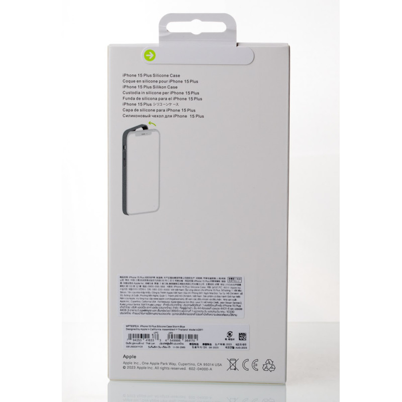 Силіконовий чохол OrigCase "Colors" with MagSafe для телефону iPhone 15 Plus Storm Blue