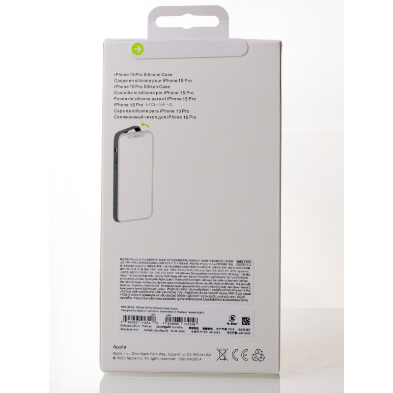 Силіконовий чохол OrigCase "Colors" with MagSafe для телефону iPhone 15 Pro Guava