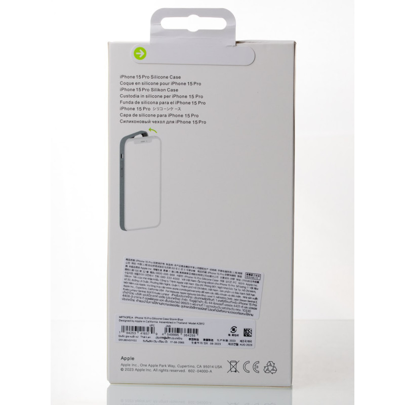 Силіконовий чохол OrigCase "Colors" with MagSafe для телефону iPhone 15 Pro Storm Blue