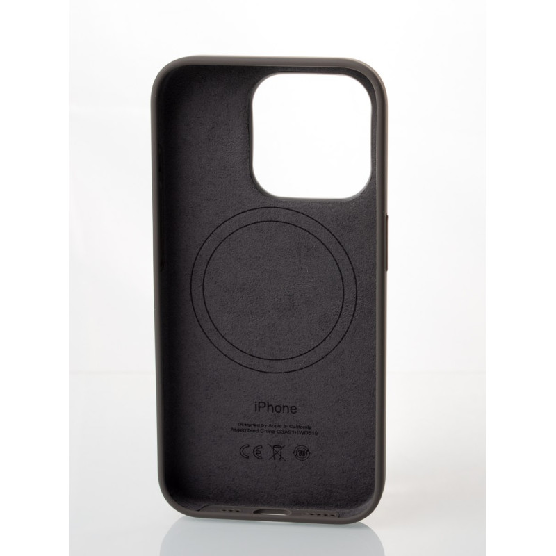 Силіконовий чохол OrigCase "Colors" with MagSafe для телефону iPhone 15 Plus Clay