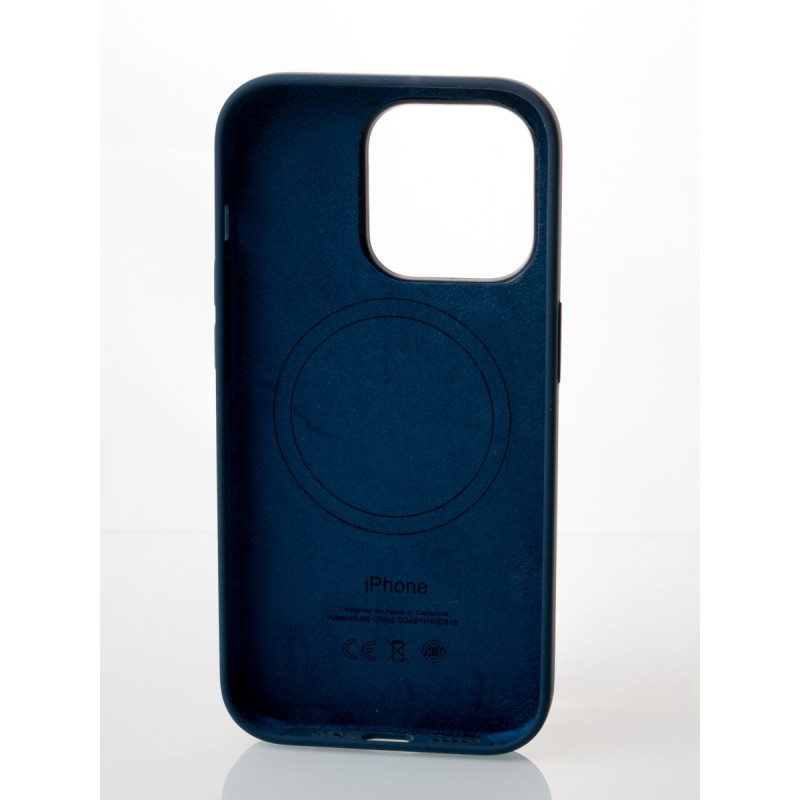 Силіконовий чохол OrigCase "Colors" with MagSafe для телефону iPhone 14 Pro Max Storm Blue