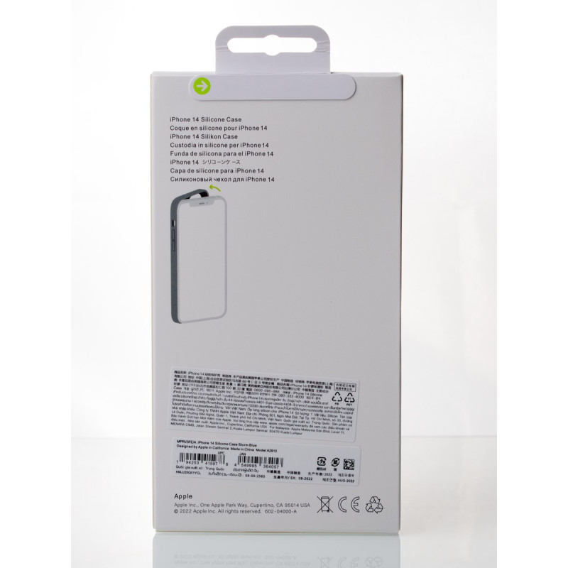 Силіконовий чохол OrigCase "Colors" with MagSafe для телефону iPhone 14 Storm Blue