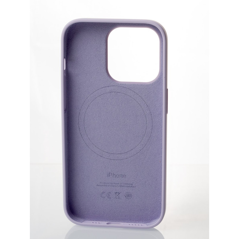 Силіконовий чохол OrigCase "Colors" with MagSafe для телефону iPhone 14 Pro Lilac