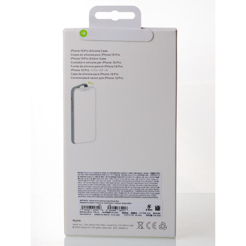 Силіконовий чохол OrigCase "Colors" with MagSafe для телефону iPhone 15 Pro Winter Blue