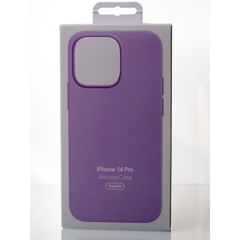 Силіконовий чохол OrigCase "Colors" with MagSafe для телефону iPhone 14 Pro Lilac