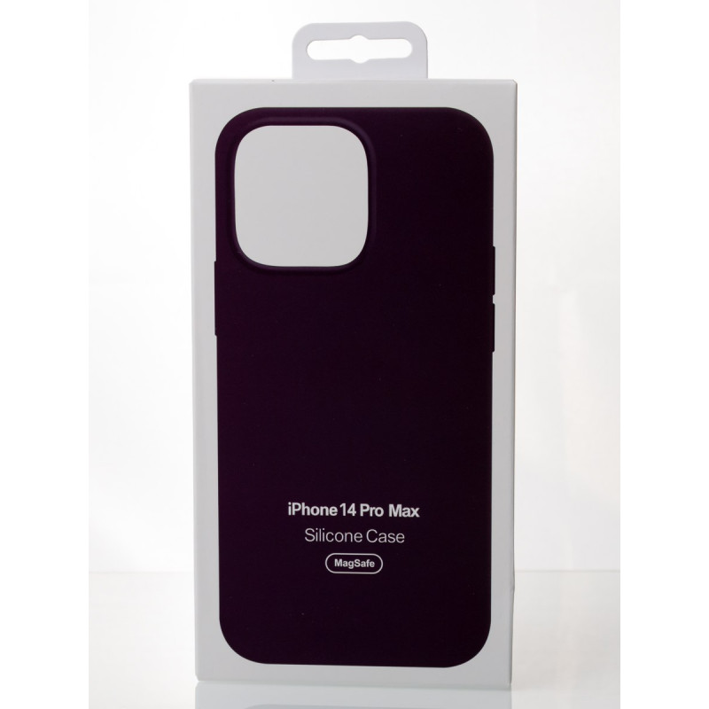 Силіконовий чохол OrigCase "Colors" with MagSafe для телефону iPhone 14 Pro Max Elderberry