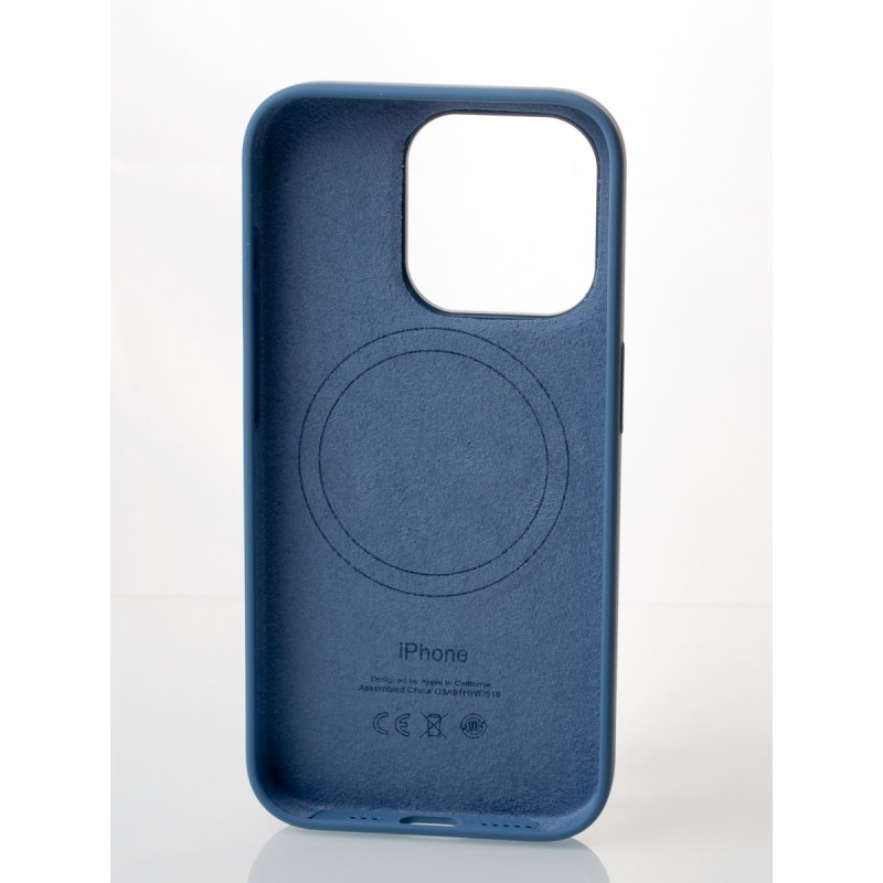Силіконовий чохол OrigCase "Colors" with MagSafe для телефону iPhone 15 Pro Max Winter Blue