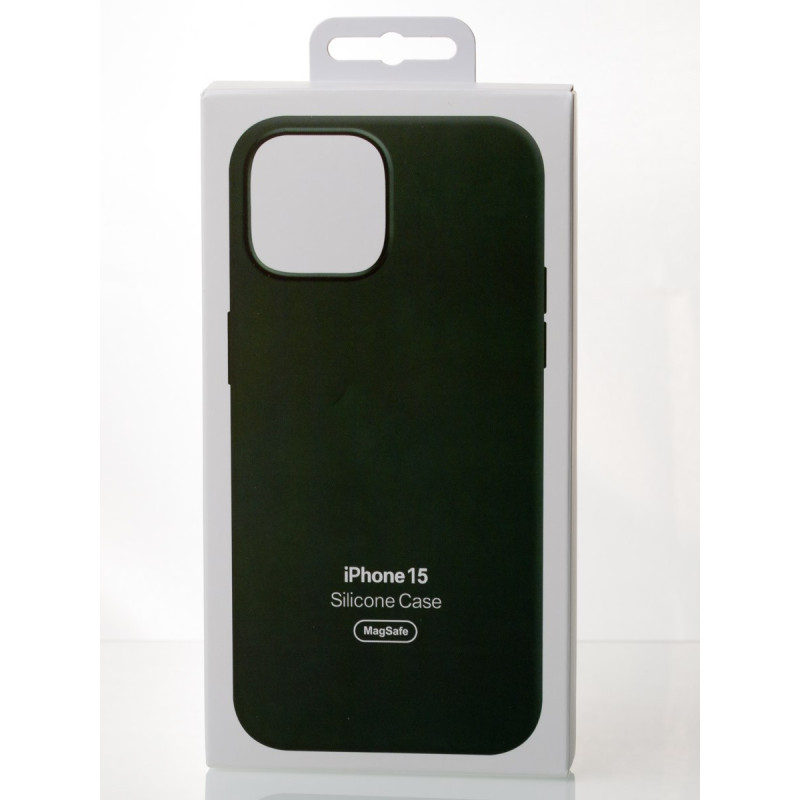 Силіконовий чохол OrigCase "Colors" with MagSafe для телефону iPhone 15 Cypress