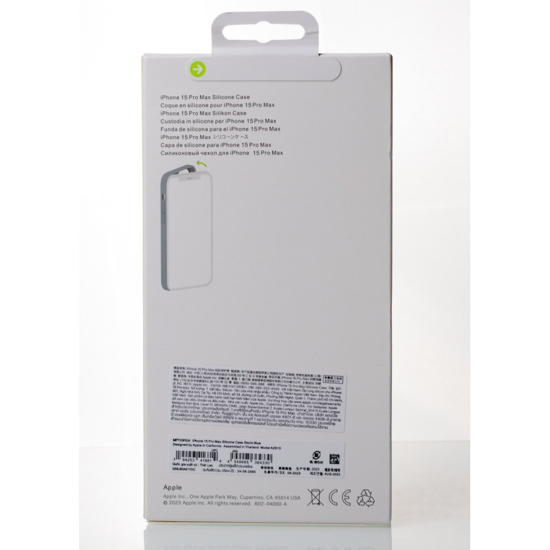 Силіконовий чохол OrigCase "Colors" with MagSafe для телефону iPhone 15 Pro Max Storm Blue