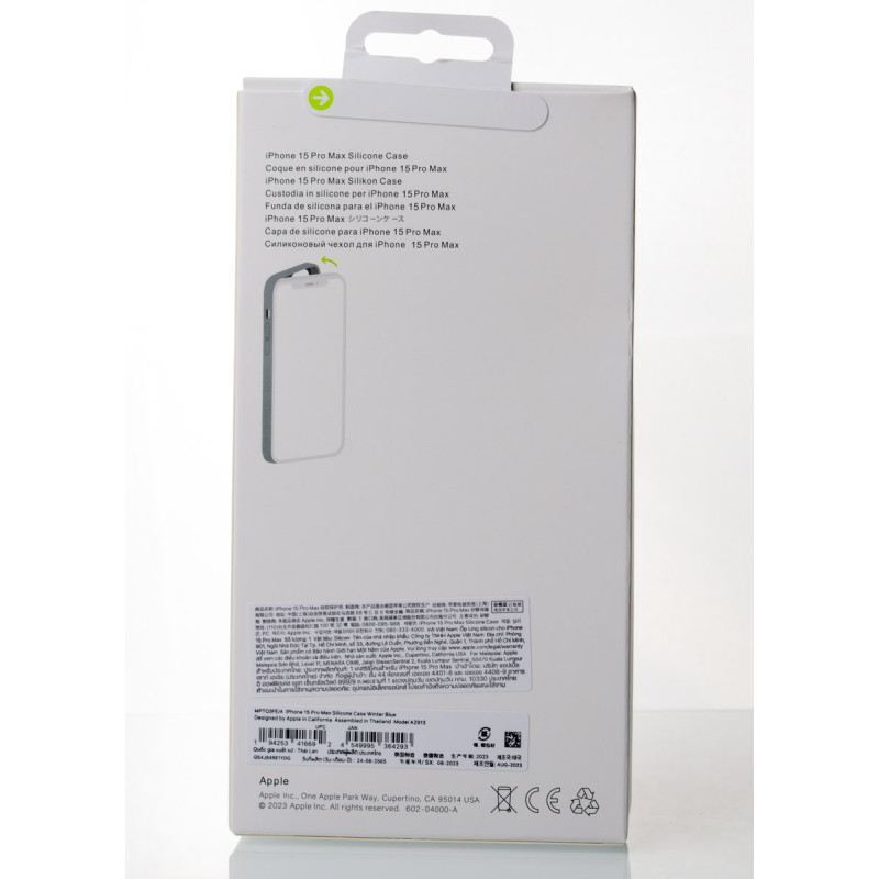 Силіконовий чохол OrigCase "Colors" with MagSafe для телефону iPhone 15 Pro Max Winter Blue