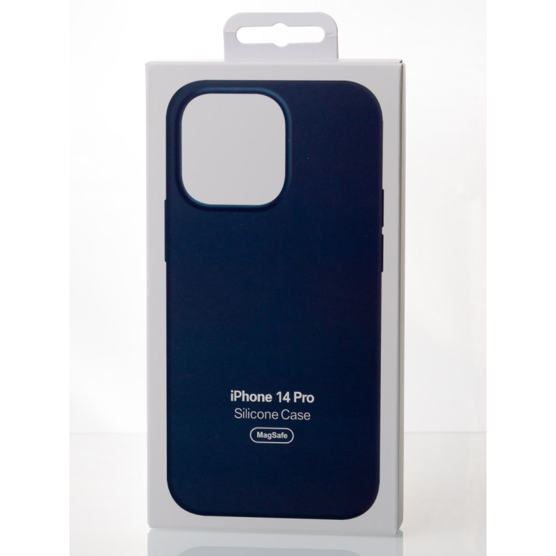 Силіконовий чохол OrigCase "Colors" with MagSafe для телефону iPhone 14 Pro Storm Blue