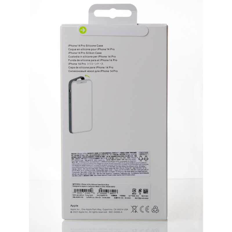 Силіконовий чохол OrigCase "Colors" with MagSafe для телефону iPhone 14 Pro Storm Blue