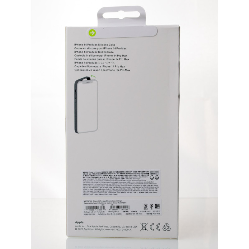Силіконовий чохол OrigCase "Colors" with MagSafe для телефону iPhone 14 Pro Max Midnight
