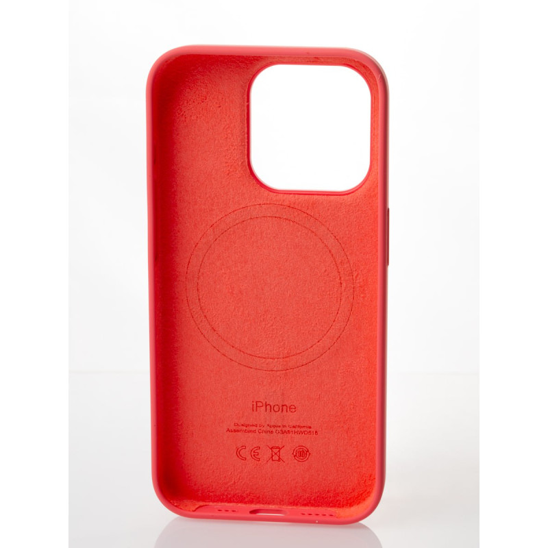 Силіконовий чохол OrigCase "Colors" with MagSafe для телефону iPhone 15 Guava