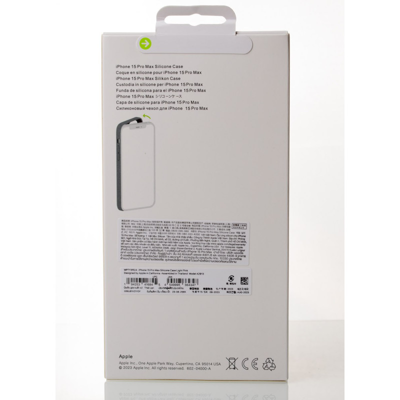 Силіконовий чохол OrigCase "Colors" with MagSafe для телефону iPhone 15 Pro Max Light Pink