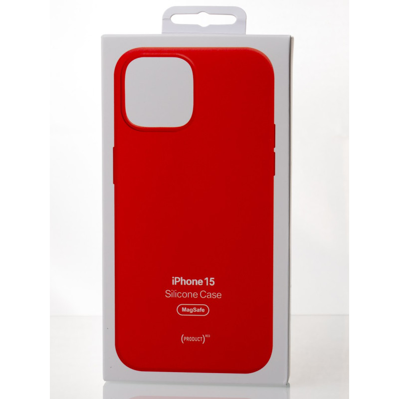 Силіконовий чохол OrigCase "Colors" with MagSafe для телефону iPhone 15 Guava