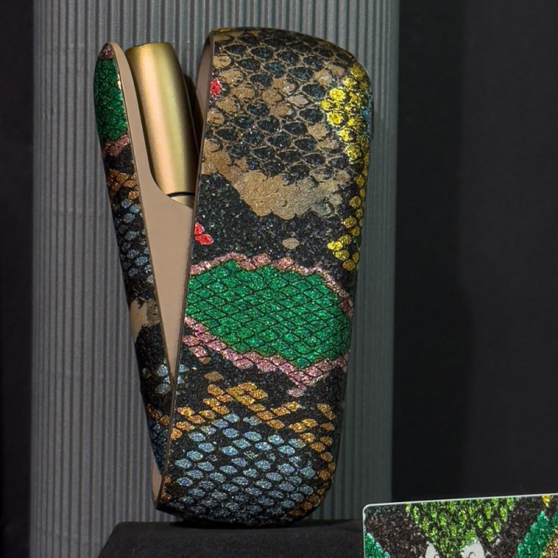 Захисна гідрогелева плівка BLADE Hydrogel Screen Protection back Leather series snake skin