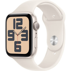 Apple Watch SE2 2024 GPS 44mm Starlight Aluminium Case with Starlight Sport Band - M/L (MXEV3)