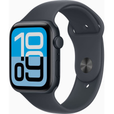 Apple Watch SE 3 GPS 44mm Midnight Aluminum Case with Midnight  Sport Band (M/L) (MEHQ4)