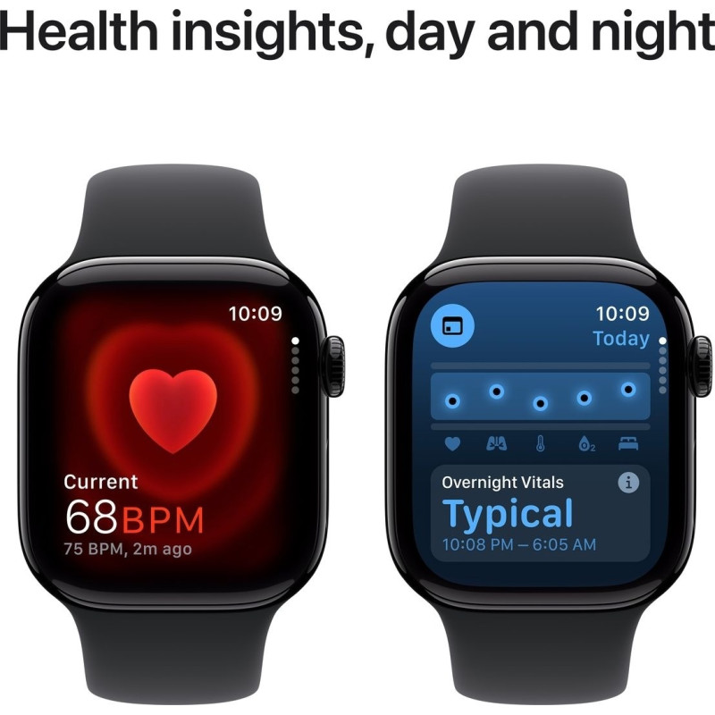 Apple Watch Series 10 GPS 46mm Rose Gold Aluminium Case with Light Blush Sport Band - M/L (MWWU3) Оригінальний, Новий