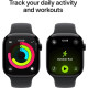 Apple Watch Series 11 GPS 46mm Jet Black Aluminum Case with Black Sport Band (S/M) (MEUW4) Оригінальний, Новий