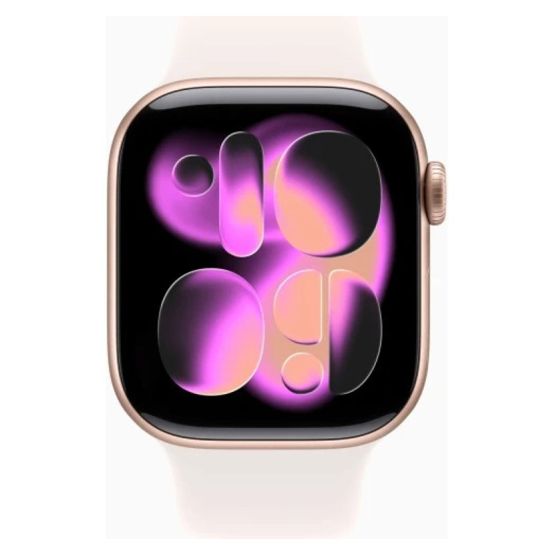 Apple Watch Series 11 GPS 42mm Rose Gold Aluminum Case with Light Blush Sport Band (S/M) (MEU04) Оригінальний, Новий