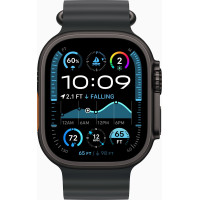 Apple Watch Ultra 2 2024 GPS + Cellular 49mm Black Titanium Case with Black Ocean Band (MX4P3)