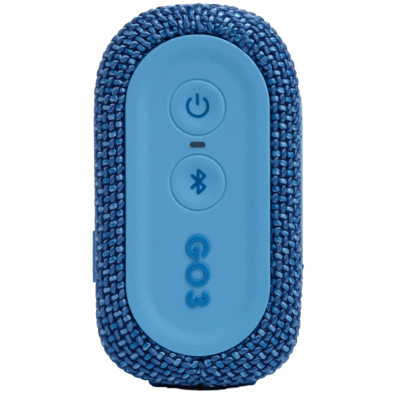 Портативна акустика JBL GO 3 Eco Blue (JBLGO3ECOBLU)