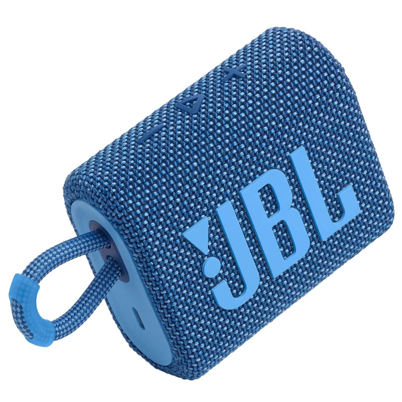 Портативна акустика JBL GO 3 Eco Blue (JBLGO3ECOBLU)