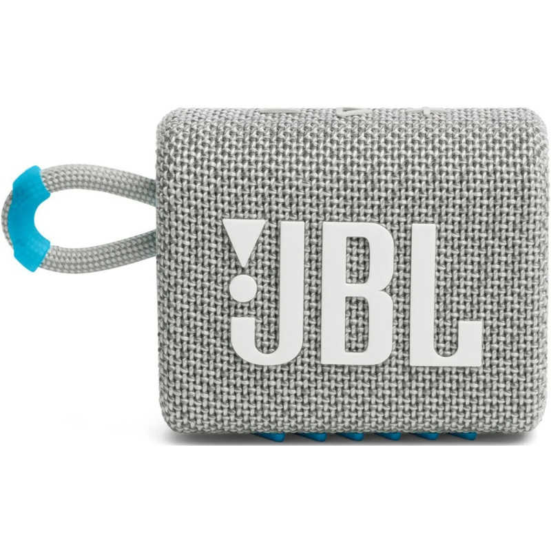 Портативна акустика JBL GO 3 Eco White (JBLGO3ECOWHT)