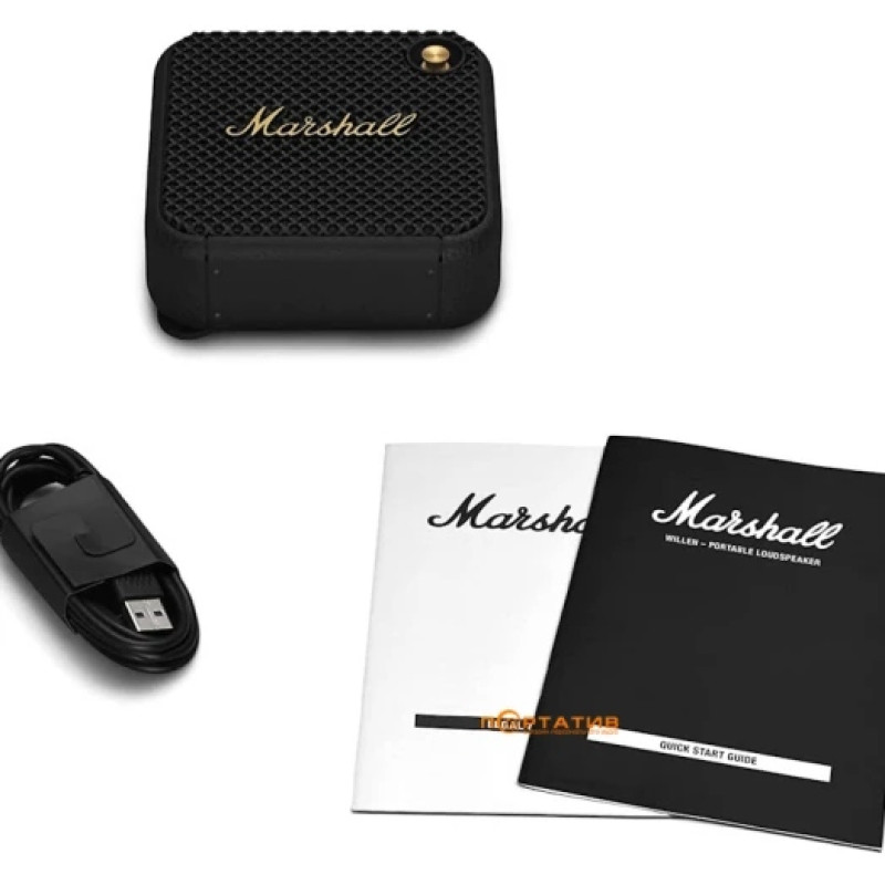 Портативна акустика Marshall Willen Black and Brass (1006059)