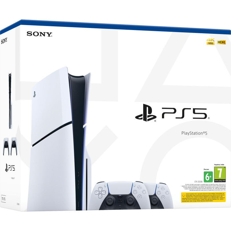 Консоль PlayStation 5 Slim (CFI-2008 / CFI-2016 A01Y) (2 Dualsense)