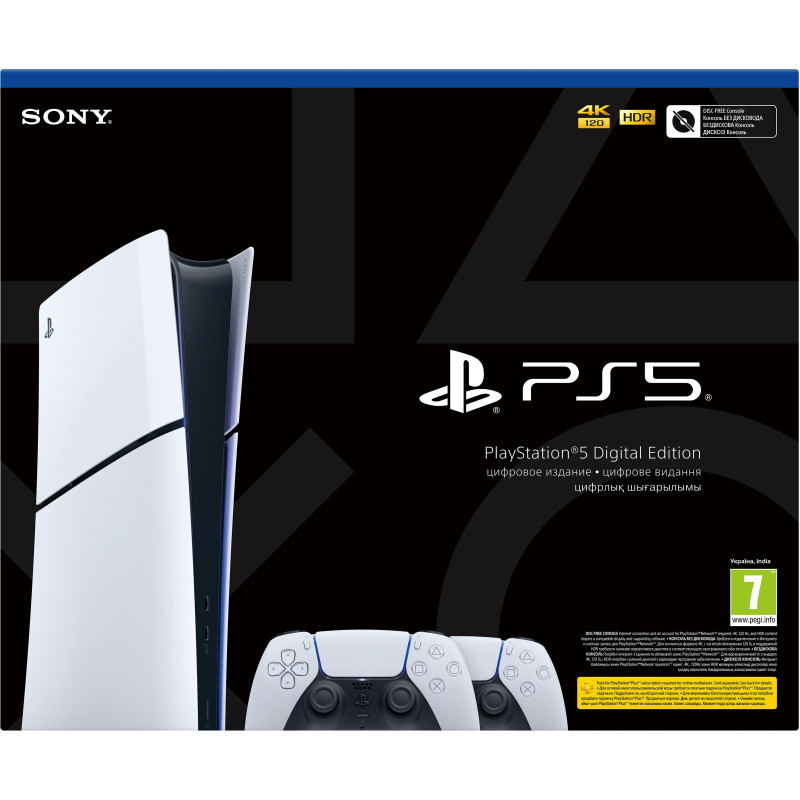 Консоль PlayStation 5 Slim Digital Edition (CFI-2016) (2 Dualsense)