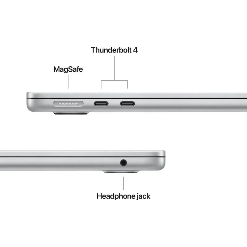 Ноутбук Apple MacBook Air 13" M4 16/256Gb Silver (MW0W3) 2025 Оригінальний, Новий