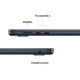Ноутбук Apple MacBook Air 15" M4 16/256Gb Midnight (MW1L3/Z1DG0005D) 2025 Оригінальний, Новий