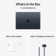 Ноутбук Apple MacBook Air 15" M4 16/256Gb Midnight (MW1L3/Z1DG0005D) 2025 Оригінальний, Новий