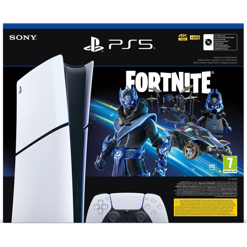 Консоль PlayStation 5 Slim Digital Edition (CFI-2016) Fortnite Cobalt Star