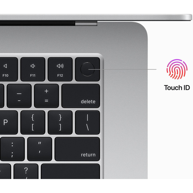 Ноутбук APPLE MacBook Air 15.3" M2 8/512GB 2023 Silver Оригінальний, Новий