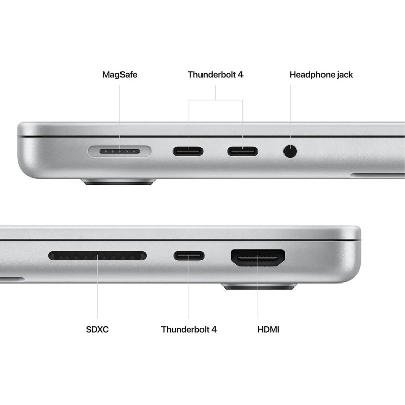 Ноутбук APPLE MacBook Pro 14" M2 Pro 16/1TB 2023 Silver MPHJ3 Оригінальний, Новий