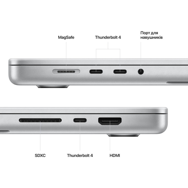 Ноутбук APPLE MacBook Pro 16" M2 Max 64GB/1TB Silver Оригінальний, Новий