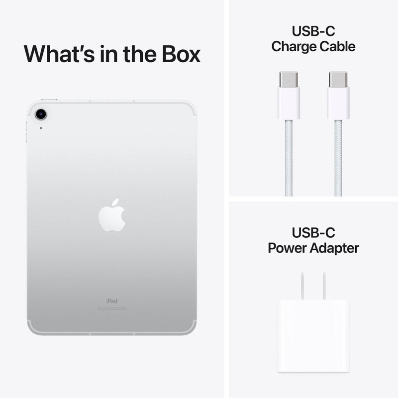 Планшет Apple iPad 10.9" Wi-Fi + Cellular 64Gb Silver Оригінальний, Новий