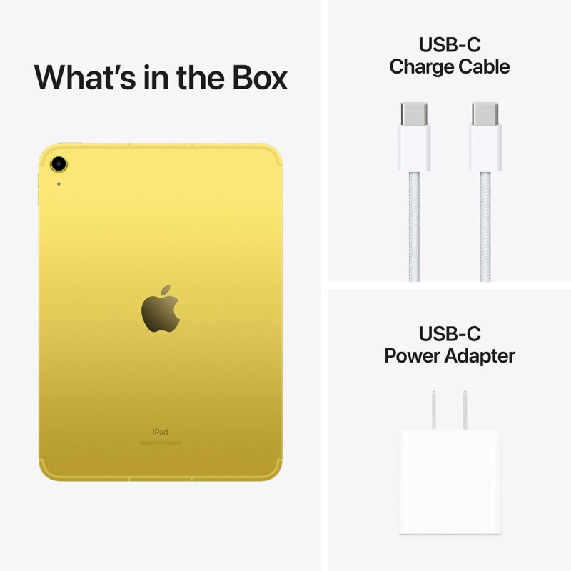 Планшет Apple iPad 10.9" Wi-Fi + Cellular 64Gb Yellow Оригінальний, Новий