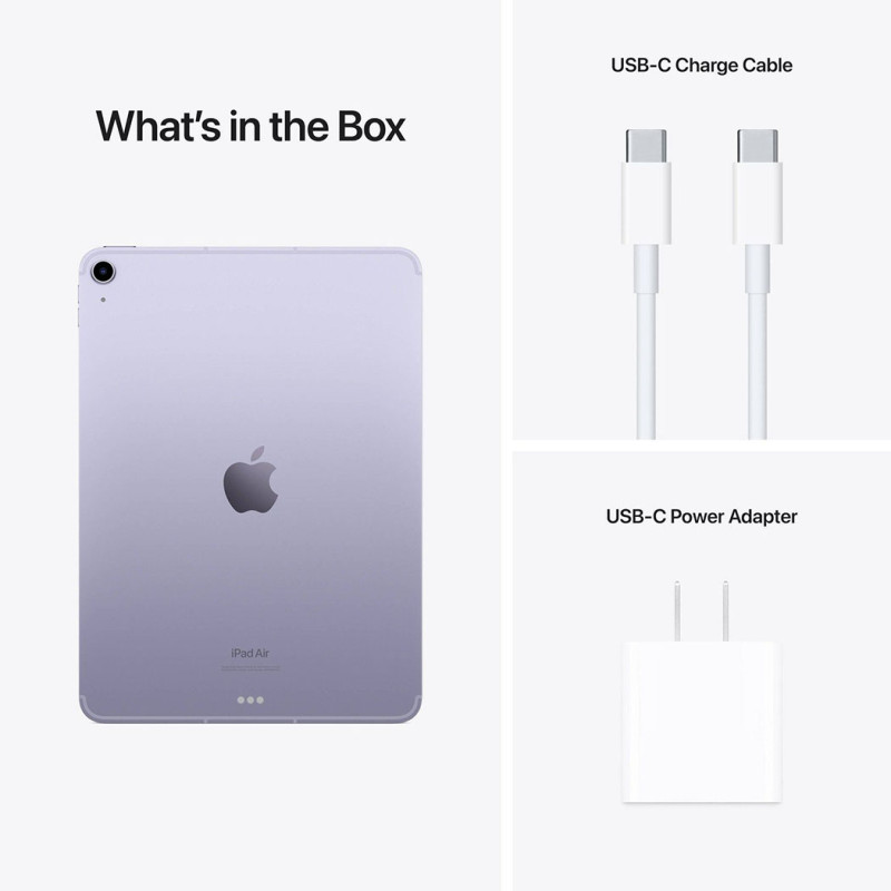 Планшет Apple iPad Air 10.9" Wi-Fi + Cellular 256Gb Purple Оригінальний, Новий