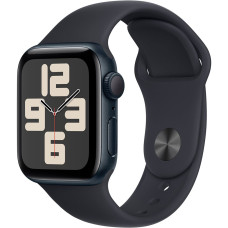 Apple Watch SE2 2024 GPS 44mm Midnight Aluminium Case with Midnight Sport Band - S/M (MXEJ3)