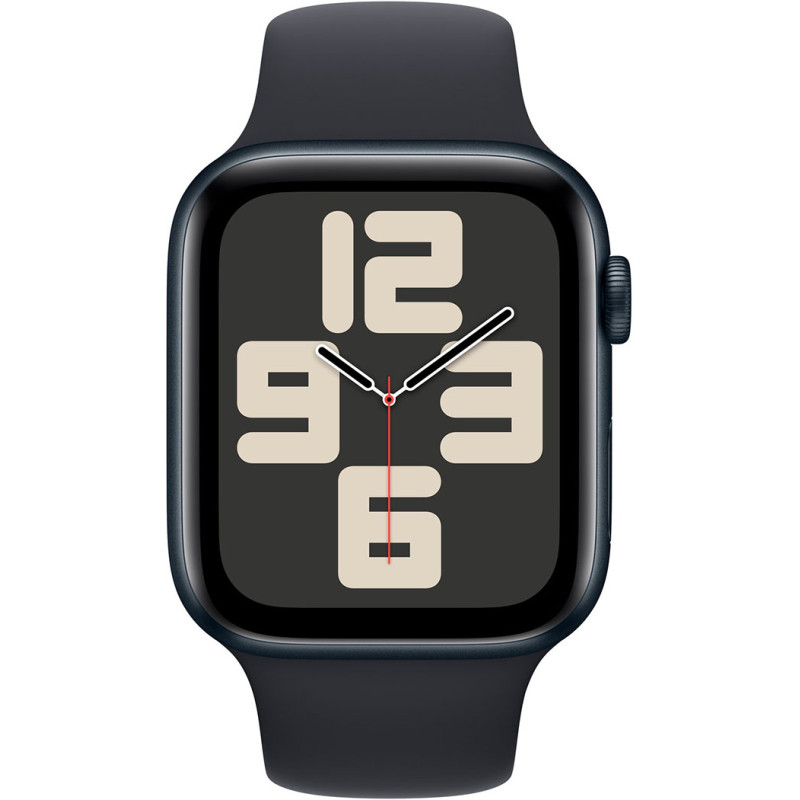 Смартгодинник Apple Watch SE GPS 44mm Midnight Aluminium Case with Midnight Sport Band – S/M Оригінальний, Новий