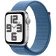 Смартгодинник Apple Watch SE GPS 44mm Silver Aluminium Case with Winter Blue Sport Loop Оригінальний, Новий