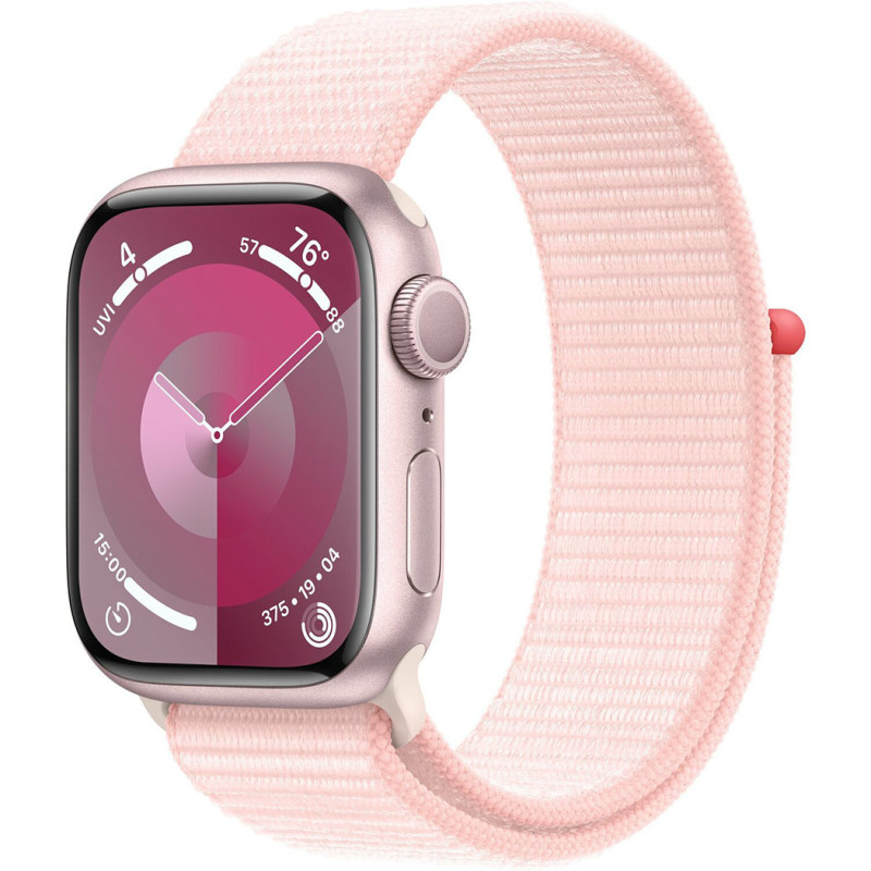 Смартгодинник Apple Watch Series 9 GPS 41mm Pink Aluminium Case with Light Pink Sport Loop Оригінальний, Новий