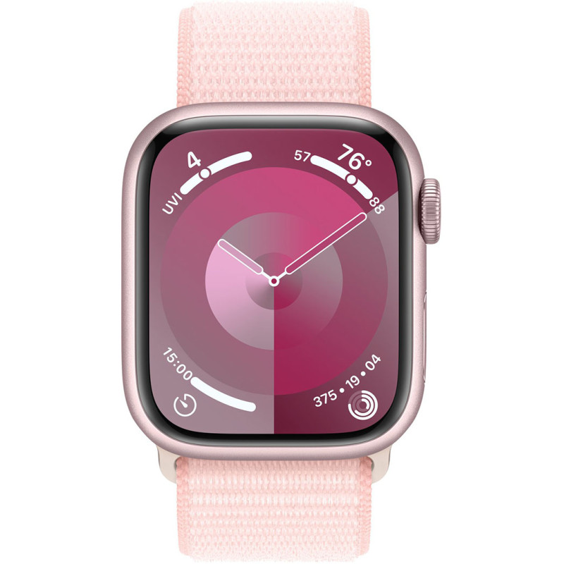 Смартгодинник Apple Watch Series 9 GPS 41mm Pink Aluminium Case with Light Pink Sport Loop Оригінальний, Новий