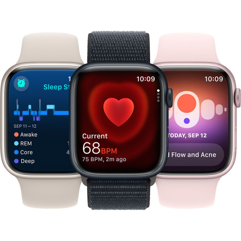 Смартгодинник Apple Watch Series 9 GPS 41mm RED Aluminium Case with RED Sport Band – M/L Оригінальний, Новий
