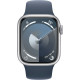Смартгодинник Apple Watch Series 9 GPS 41mm Silver Aluminium Case with Storm Blue Sport Band – M/L Оригінальний, Новий